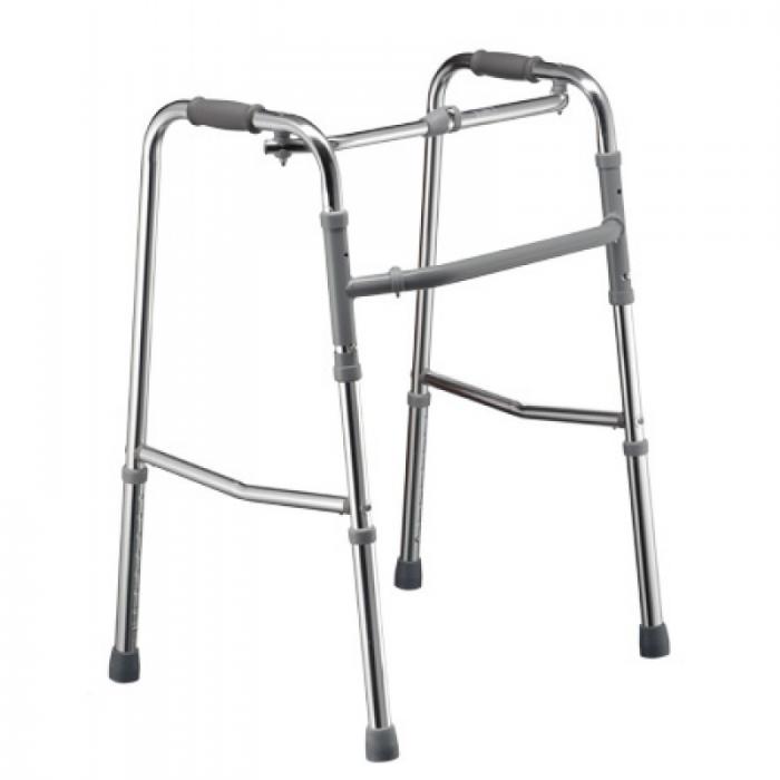 ОПОРЫ-ХОДУНКИ ШАГАЮЩИЕ БИ ВЕЛЛ (B.WELL) WR-211 серебро до 150 кг