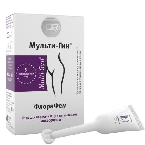 МУЛЬТИ-ГИН ФЛОРАФЕМ гель вагин. 5 мл №5