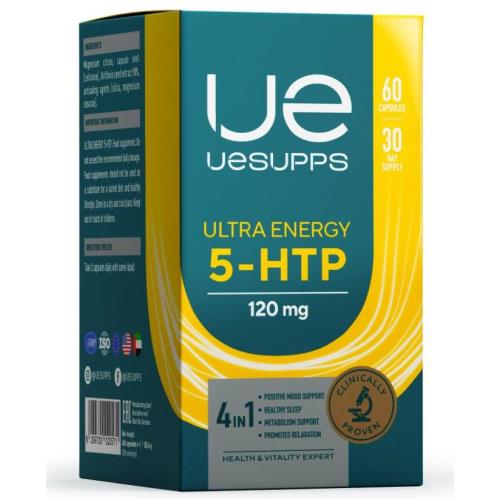 UESUPPS УЛЬТРА ЭНЕРДЖИ 5-HTP капс. №60