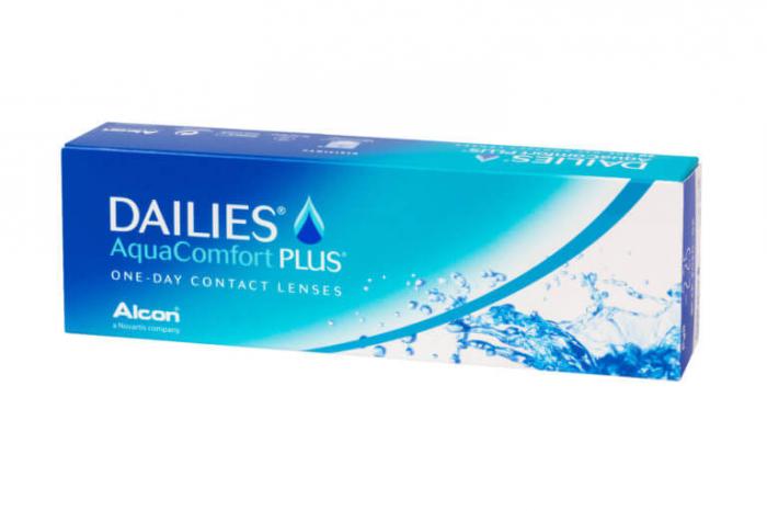 КОНТАКТНАЯ ЛИНЗА DAILIES AQUA COMFORT PLUS корриг. - 1,00