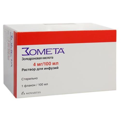 ЗОМЕТА р-р д/инфузий 4 мг/100 мл фл. 100 мл