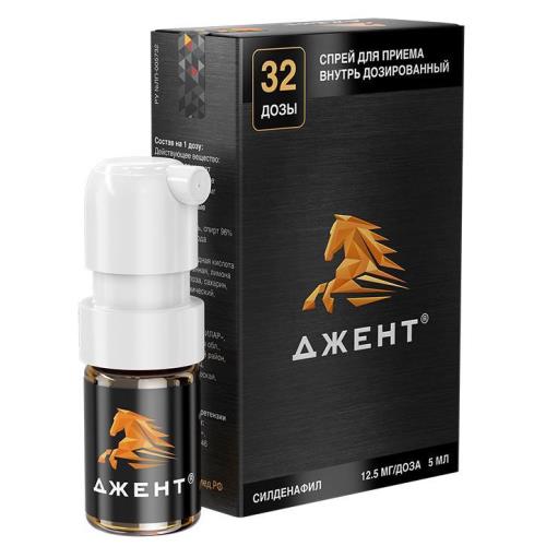 ДЖЕНТ спрей внутрен. 12,5 мг/доза фл.-доз 32 дозы