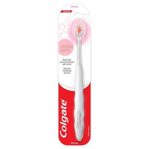 КОЛГЕЙТ CUSHION CLEAN ЗУБНАЯ ЩЕТКА мягкая