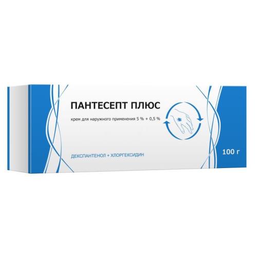 ПАНТЕСЕПТ ПЛЮС крем 5%+0,5% туба 100 гр