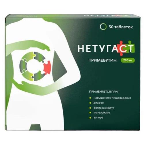 НЕТУГАСТ табл. 200 мг №30