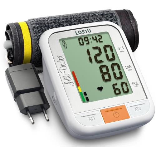 ЛИТТЛ ДОКТОР (LITTLE DOCTOR) ПРИБОР (ТОНОМЕТР) ИЗМ. АРТ. ДАВЛЕНИЯ АВТОМАТ + АДАПТЕР LD 51U