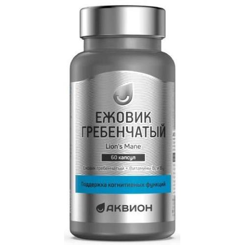 АКВИОН ЕЖОВИК ГРЕБЕНЧАТЫЙ капс. №60