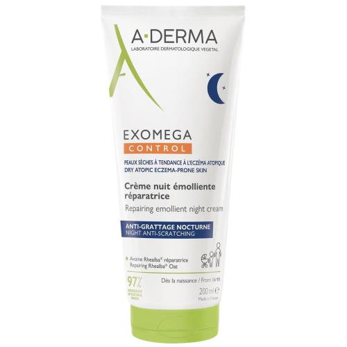 А-ДЕРМА (A-DERMA) ЭКЗОМЕГА КОНТРОЛ КРЕМ-ЭМОЛЕНТ ДЛЯ ЛИЦА И ТЕЛА 200 мл ночной
