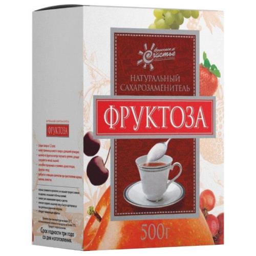 ЗАМЕНИТЕЛЬ САХАРА ПОРОШОК ФРУКТОЗА 500 гр