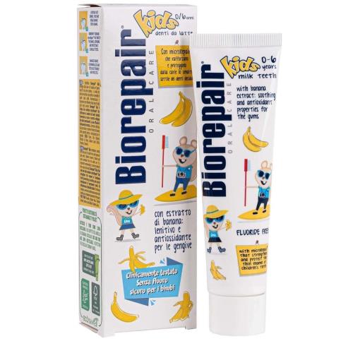 БИОРЕПЕЕР ЗУБНАЯ ПАСТА ДЕТСКАЯ 50 мл банан