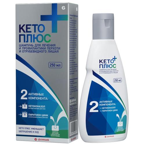КЕТО ПЛЮС шампунь фл. 250 мл