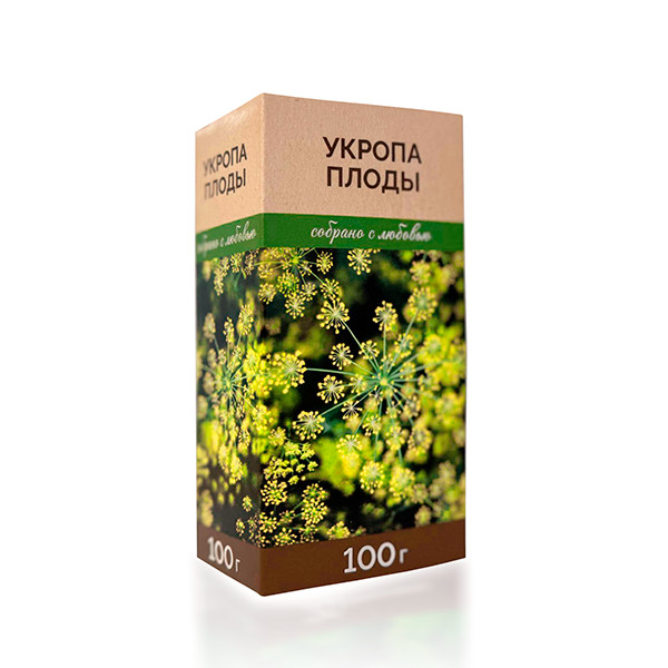 ФИТОЧАЙ УКРОПА ПЛОДЫ ТМ 100 гр