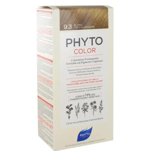 ФИТО (PHYTO) КРЕМ-КРАСКА ДЛЯ ВОЛОС 50 мл тон 9.3 оч. светлый золотистый блонд