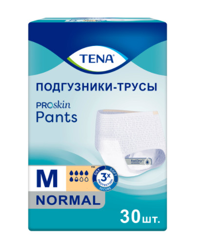 ТЕНА ПОДГУЗНИКИ-ТРУСЫ PROSKIN PANTS NORMAL M №30