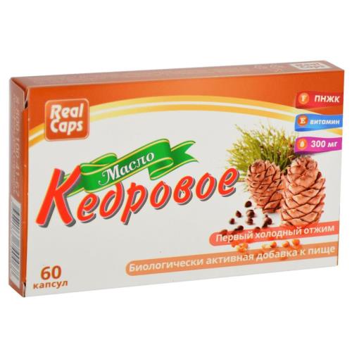 МАСЛО КЕДРОВОЕ капс. №60