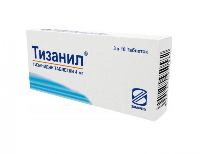 ТИЗАНИЛ табл. 4 мг №30