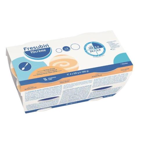 ФРЕЗУБИН ЙОГУРТ абрикос-персик 125 гр №4