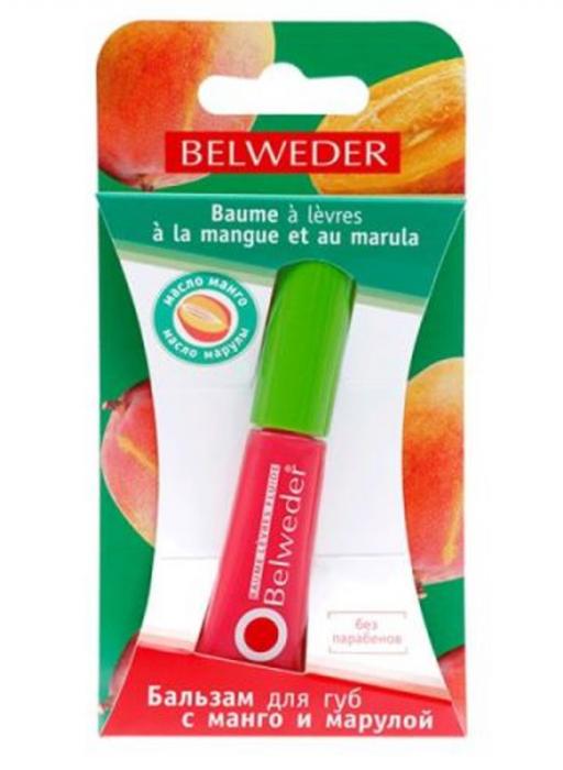 БЕЛЬВЕДЕР БАЛЬЗАМ ДЛЯ ГУБ ЖИДКИЙ 7 мл манго/марула