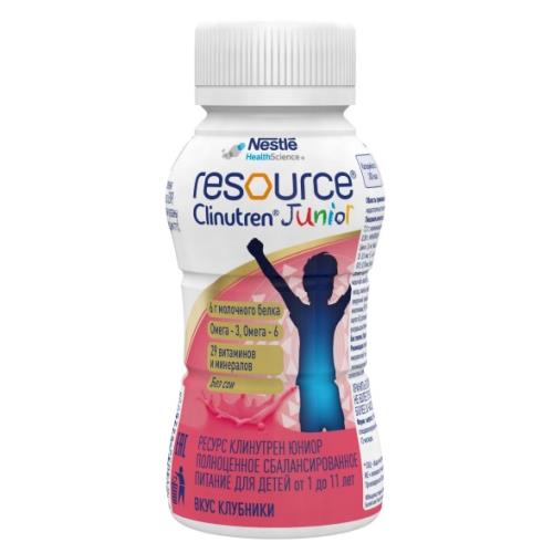 НЕСТЛЕ КЛИНУТРЕН JUNIOR СМЕСЬ ДЛЯ ЭНТЕР. ПИТАНИЯ клубника 200 мл