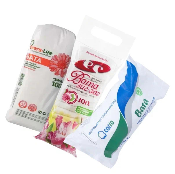 ВАТА ХИРУРГИЧЕСКАЯ ЗИГ-ЗАГ 100 гр