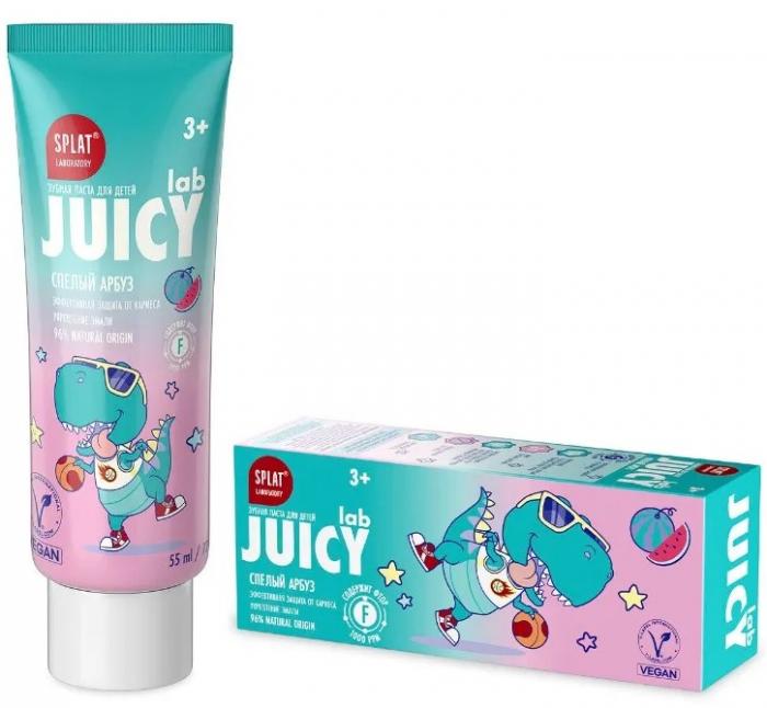 СПЛАТ JUICY LAB ЗУБНАЯ ПАСТА ДЕТСКАЯ 55 мл арбуз