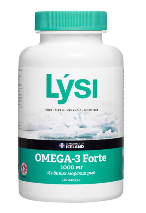 LYSI ОМЕГА-3 ФОРТЕ капс. №120