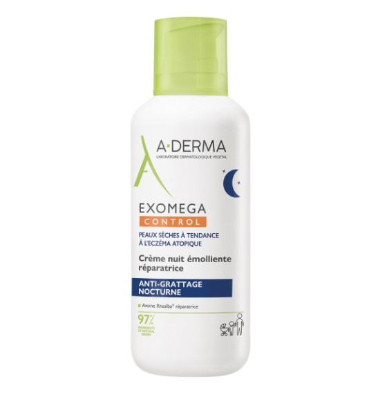 А-ДЕРМА (A-DERMA) ЭКЗОМЕГА КОНТРОЛ КРЕМ-ЭМОЛЕНТ ДЛЯ ЛИЦА И ТЕЛА 400 мл ночной