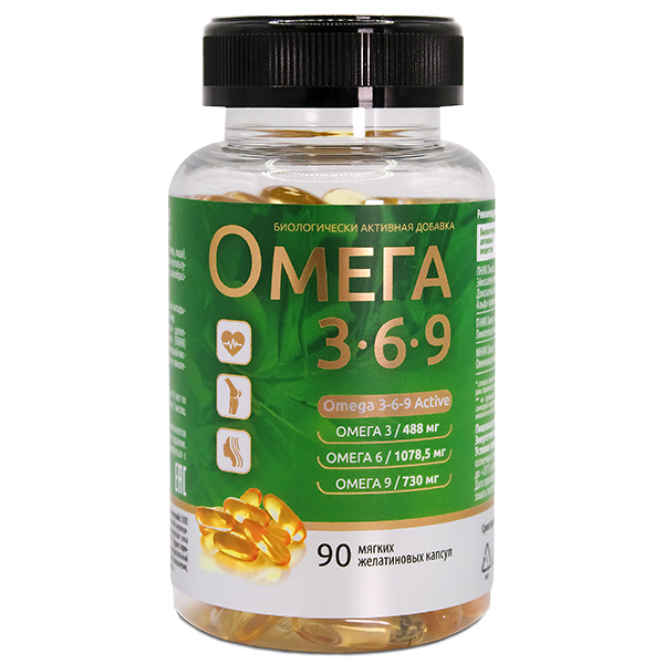 ОМЕГА 3-6-9 АКТИВ ТМ капс. №90
