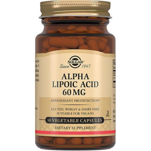 СОЛГАР АЛЬФА-ЛИПОЕВАЯ КИСЛОТА капс. №30