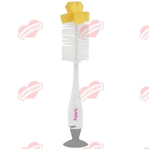 ЛАББИ ЕРШИК ДЛЯ МЫТЬЯ БУТЫЛОЧЕК И СОСОК 13948 на присоске