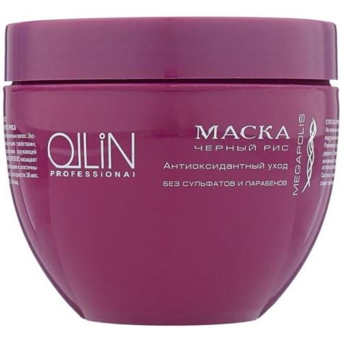 OLLIN MEGAPOLIS МАСКА ДЛЯ ВОЛОС 500 мл черный рис