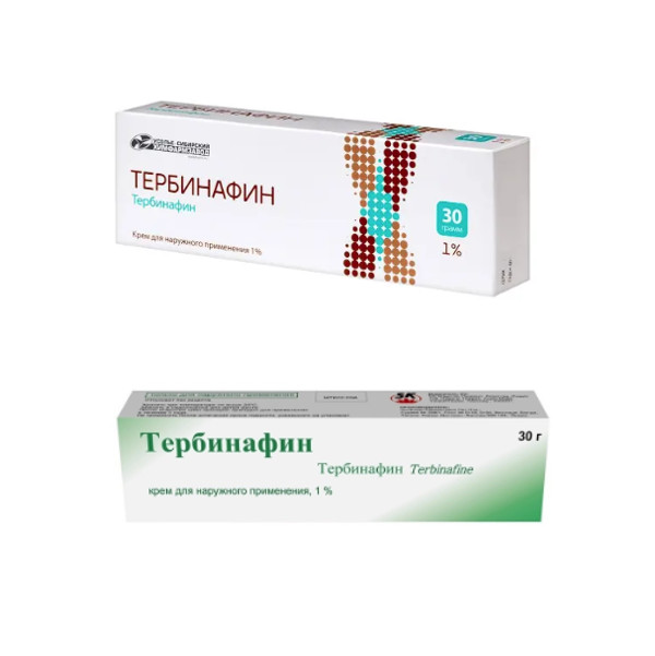 ТЕРБИНАФИН крем 1% туба 30 гр