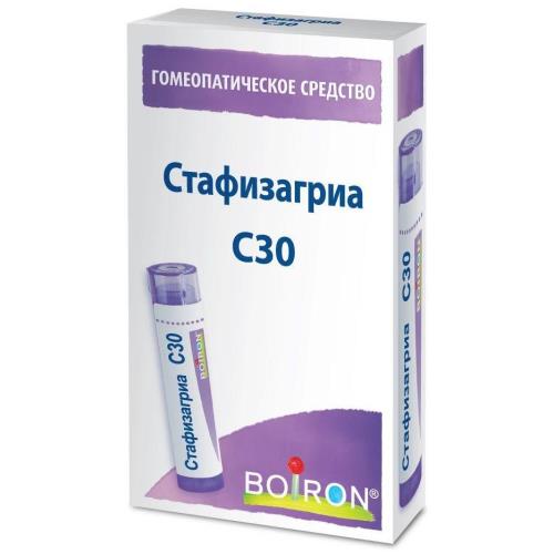 СТАФИЗАГРИА C30 гранулы гомеопатич. 4 гр