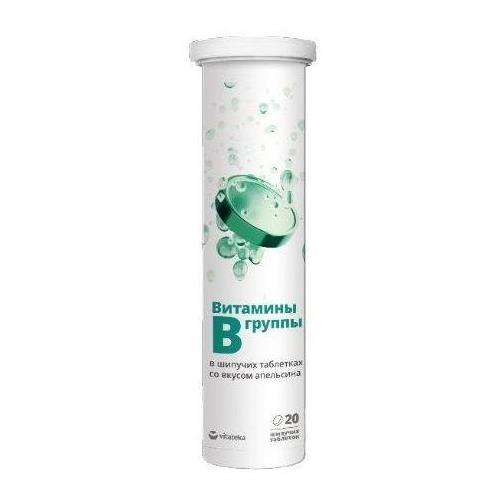 ВИТАМИНЫ ГРУППЫ В ВИТАТЕКА табл. растворим. апельсин №20
