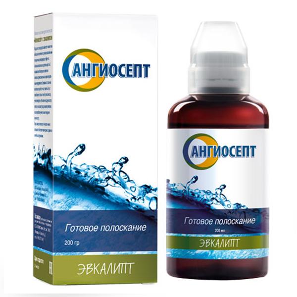 АНГИОСЕПТ р-р наруж. эвкалипт фл. 200 мл