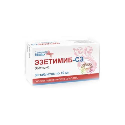 ЭЗЕТИМИБ СЗ табл. 10 мг №30