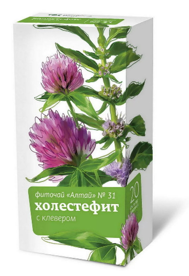 ФИТОЧАЙ АЛТАЙ №31 холестефит с клевером ф/п №20