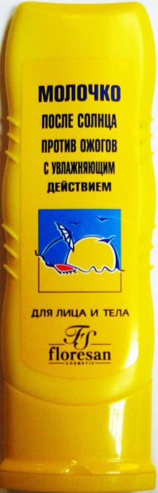 ФЛОРЕСАН СОЛНЕЧН. СЕРИЯ МОЛОЧКО ПОСЛЕ СОЛНЦА 125 мл против ожогов (ф-107)