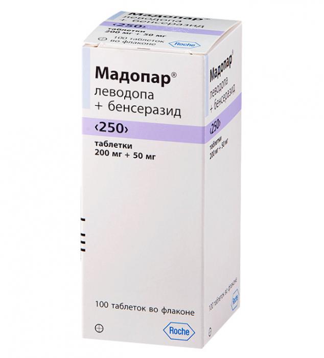 МАДОПАР табл. 200+50 мг №100