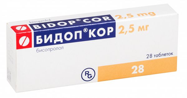 БИДОП КОР табл. 2,5 мг №28