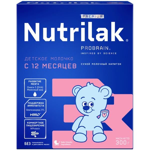 НУТРИЛАК ПРЕМИУМ СМЕСЬ СУХАЯ МОЛОЧНАЯ-3 300 гр