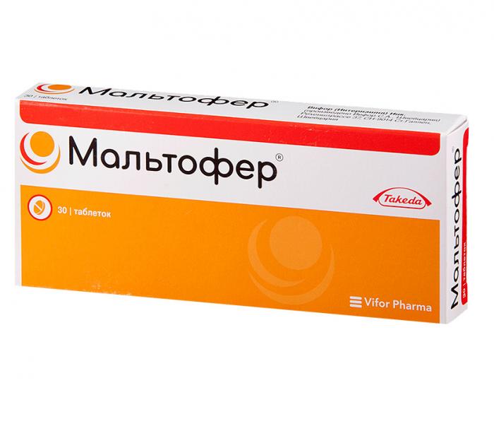 МАЛЬТОФЕР табл. жеват. №30