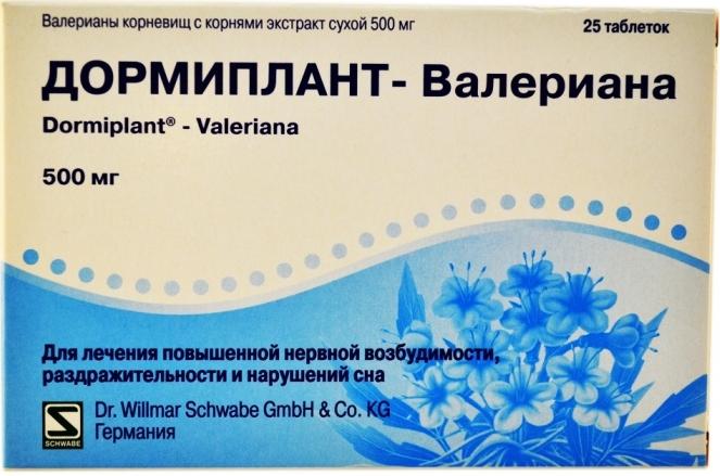 ДОРМИПЛАНТ-ВАЛЕРИАНА табл. п/о №25