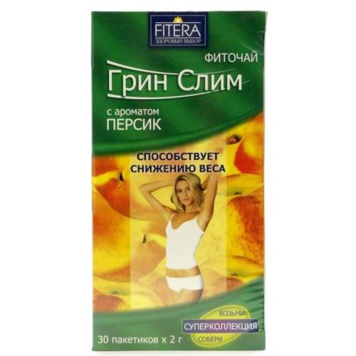 ГРИН СЛИМ ЧАЙ персик №30
