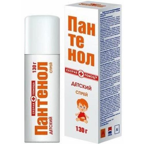 СКОРАЯ ПОМОЩЬ ПАНТЕНОЛ спрей наруж. детский 130 гр