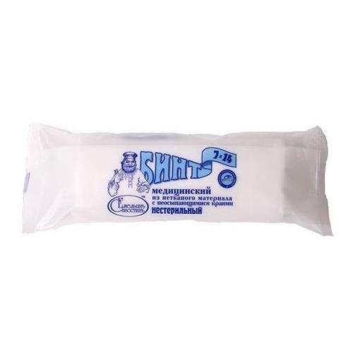 БИНТ НЕСТЕРИЛЬНЫЙ нетканый материал 7см х 14м