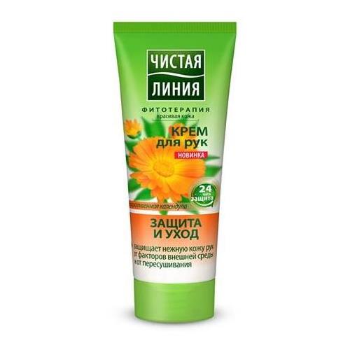 ЧИСТАЯ ЛИНИЯ ФИТОТЕРАПИЯ КРЕМ ДЛЯ РУК 75 мл календула