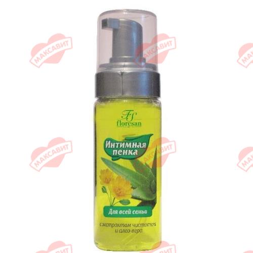 ФЛОРЕСАН ФРУКТОВАЯ СИМФОНИЯ ПЕНКА ДЛЯ ИНТИМНОЙ ГИГИЕНЫ 150 мл чистотел/алоэ вера