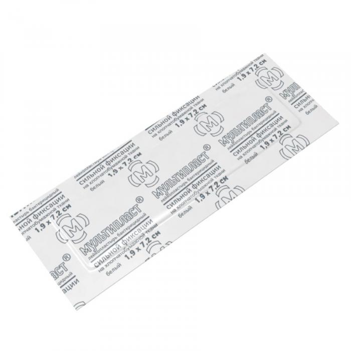 ЛЕЙКОПЛАСТЫРЬ БАКТЕРИЦИДНЫЙ МУЛЬТИПЛАСТ сильная фиксация 1,9см х 7,2см