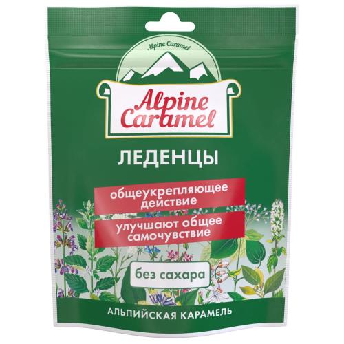 АЛЬПИЙСКАЯ КАРАМЕЛЬ леденцы без сахара 75 гр